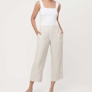 NWT Loft Cropped Linen Pants